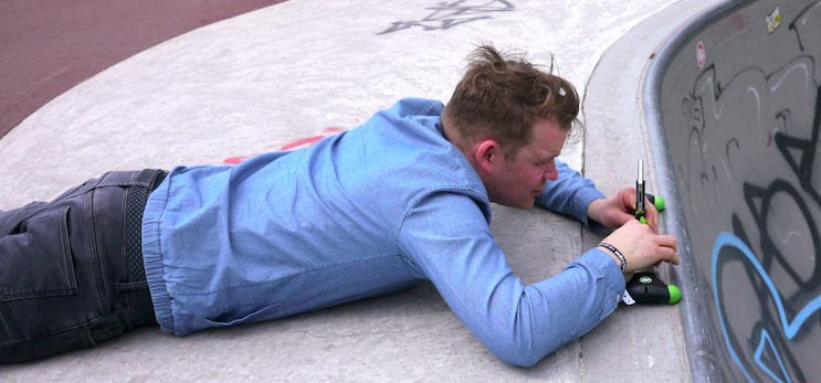 Mobile Reporting. Foto: Guy Degen