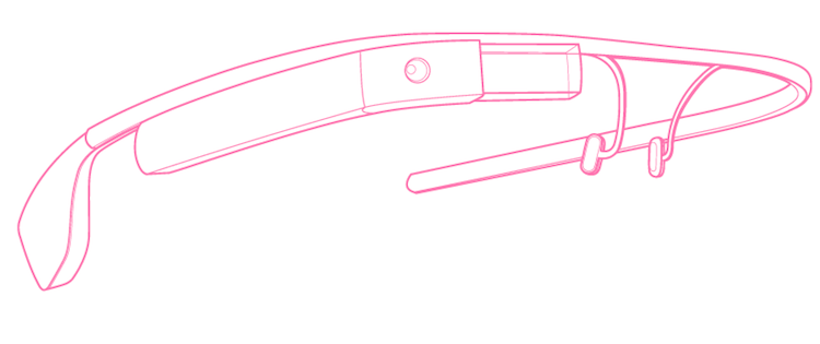 Google Glass. Glass wie Brille